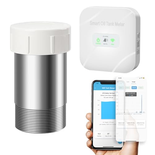 Smart Oil Gauge Zuomeng Wi-Fi Heating Oil Tank Gauge with Exclusive Detection Technology Repeaters to Boost WiFi Signal Designed for 138 220 240 275 330 500 Gallon Vertical or Horizontal Tanks