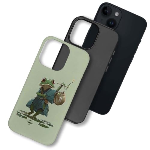 Coque pour iPhone 13 antichoc SmaMZ T2 rétro grenouille