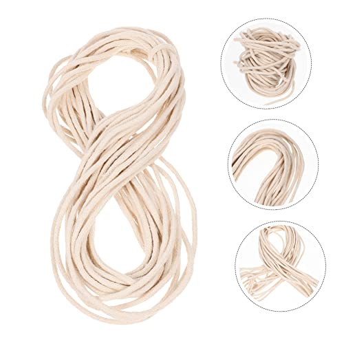 Cabilock 2 rollos de mechas de algodón para lámparas de aceite miniatura 3