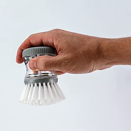 Escova Lava Louças Com Recipiente e Dispenser Para Detergente - YP037- Yangzi