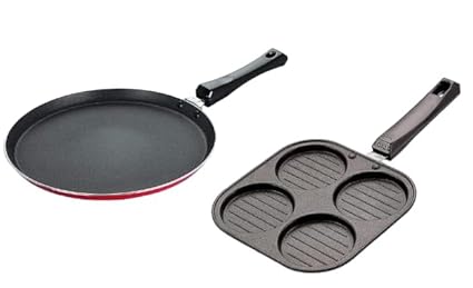 Dosa Uttapa Kitchenware Combo Set, Nonstick Pancake Set of 2