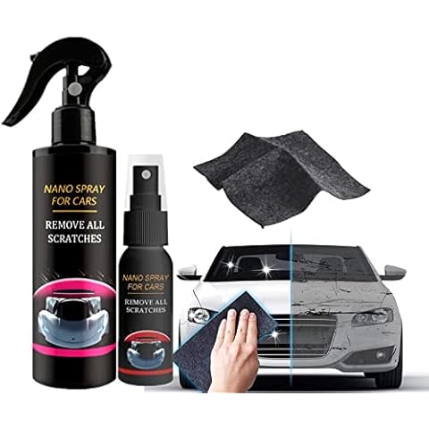 ZXCVB Car Scratch Repair Nano Spray, Nano Spray Car Scratch Repair & Polish (120ml+30ml) Cover