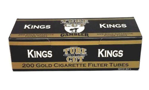 24 7 gold king box cigarettes Gambler Tube Cut Cigarette Tubes, 200 Count (Pack of 5) : Health & Household Vroom Delivery, Hannibal: Ayerco #24,