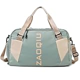 Bolsa Deporte Mujer y Hombre, La NatacióN y Los Viajes (Verde)