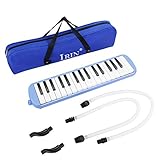 Ligero No se Necesitan Enchufes ni Alimentación: el instrumento Melodica es súper accesible y se puede tocar o practicar casi en cualquier lugar. Realizando increíbles sonidos acústicos de caña libre con nada más que el poder de los pulmones humanos