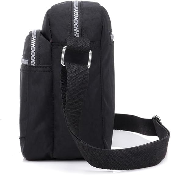 Waterproof Nylon Small Womens Crossbody Bag Purse with Adjustable Shoulder Strap Mulit-Pockets