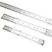CHAYUFUN 3 Pack Stainless Steel Ruler Set, 6, 8, 12 Inch Metal Rulers, Steel Rulers Metric Ruler, Easy to Read, mm, Sturdy and Durable Straight Edge for Drawing, Home, Office, Engineering