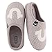 True Religion Mens Slippers House Slippers for Men - Fuzzy Soft Indoor and Outdoor