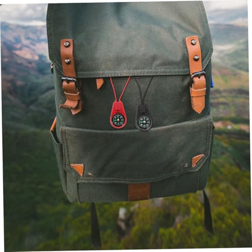 Brújulas mini de bolsillo Happyyami 30 piezas para camping miniatura 7