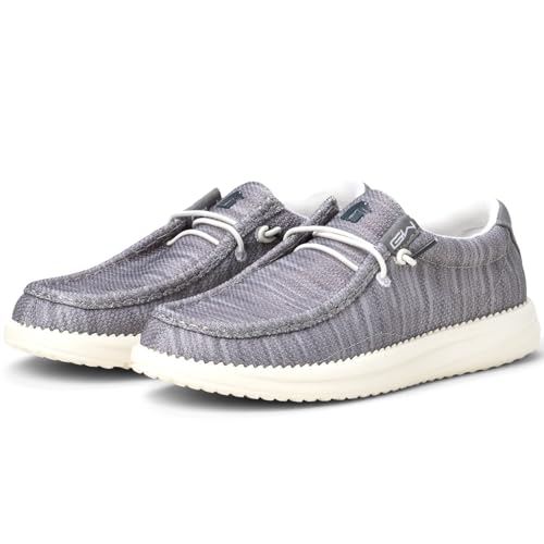 Image of Gator Waders Womens Camp Shoes - Breathable Slip-On Loafers - Elastic Laces - Ultralight All Day Cushioning - Fitted Feel