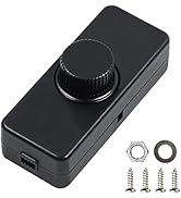 Dimmer für Glühlampen und dimmbaren LED Lampen 220-240VAC/50HZ Dimmer Schalter Halogen 3-100 Watt...