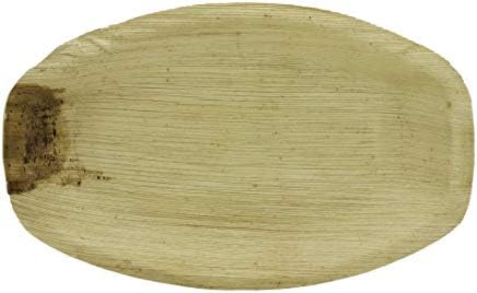Signature Packaging Palm Platter Serving Trays 42 cm x 28 cm - 5 Pack Large Palm Plate Platters Great for Party Platters, Buffets, and Veggies