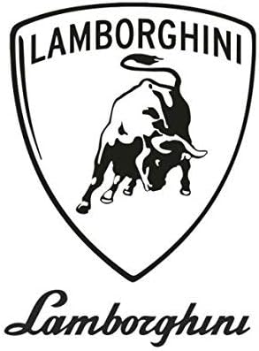 ISEE 360® Bull Car Stickers for Scooter Suitable Black L x H (6.00 Cm x 10.00 Cm)