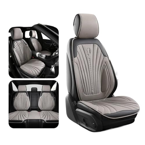 Housse siège voiture universelle auto respirante tapis selle gris quatre saisons