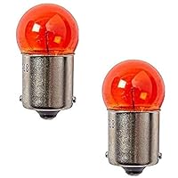 cyclingcolors 2x 12V 10W BA15S orange glühbirne glühlampe birne auto motorrad moped mofa mokick roller