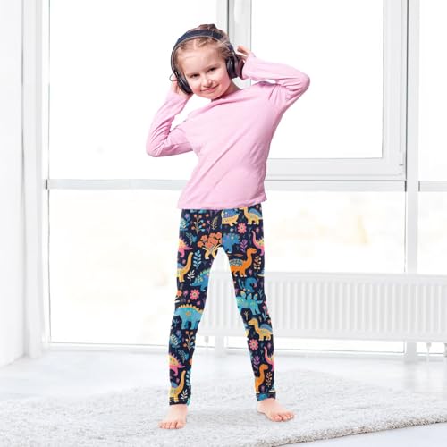 Kids High Waist Dinosaur Cute Leggings for Toddler Girls 4T 202b32584