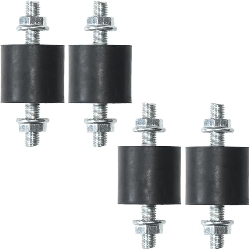 4pcs Rubber Vibration Isolator Mounts with Studs