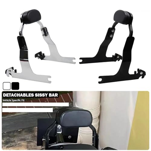 Dossier Passager Sissy Bar pour Harley Softail Custom FXSTC 2007-2010 - 4