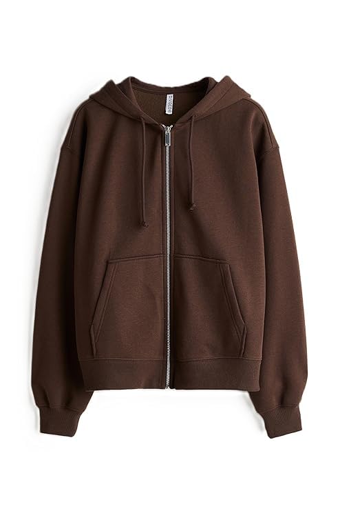 Image of Women's Full Sleeve Zip-Through Hoodie | Jacket for Women | Breathable, Solid Color Hooded Jacket with Front Zipper Closure
