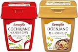 Xihaha Sempio Doenjang Soybean Paste 460g Bundled with Gochujang Classic 500g