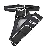 SHENG-RUI Archery Arrow Quiver Holder, 3-Tubes Hip Quiver Arrow Bag with Adjustable Belt for Youth & Adults Arrows Hunting Target Practicing