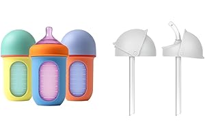 Boon Nursh Reusable Silicone Pouch Baby Bottles