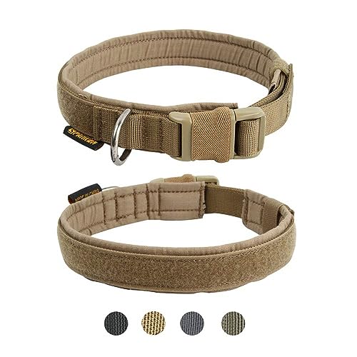 EXCELLENT ELITE SPANKER Collar de nailon ajustable para perros pequeños, collar de perro acolchado suave
