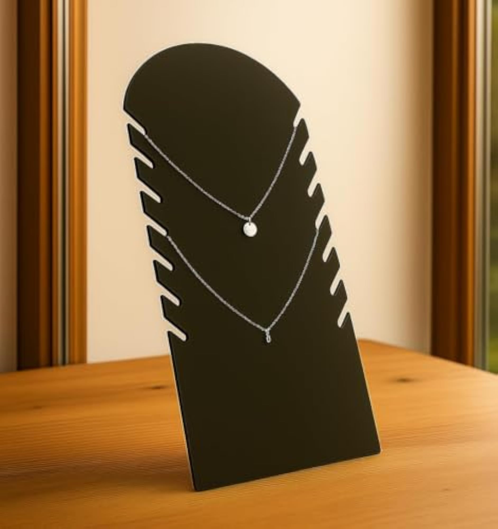 2Pcs Acrylic Jewelry Display Stand Set, Transparent Organizers
