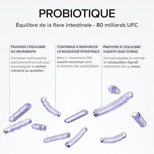 Probiotique Flore Intestinale - 80 Mrd UFC/jour - Complexe Multi-Souches – vue 2