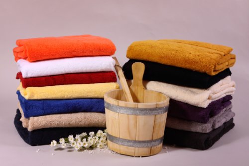 Preisvergleich Produktbild Saunatuch 100x200 cm 600g / m² "exclusiv" -weiß