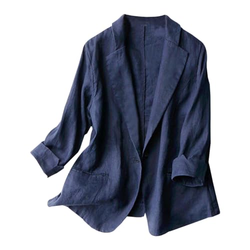 Vestes et vestes pour femmes blazers en lin finitions luxe