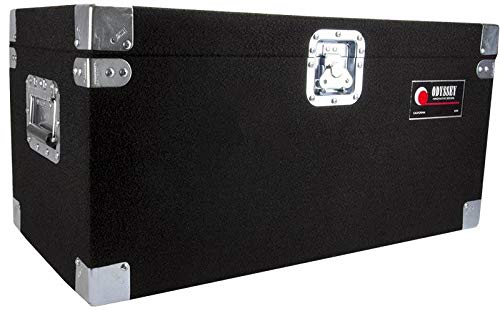 2 Odyssey Clp200P Carpeted Pro Dj Cases W/Detachable Lid - 400 Lp Vinyl Records #TOP4