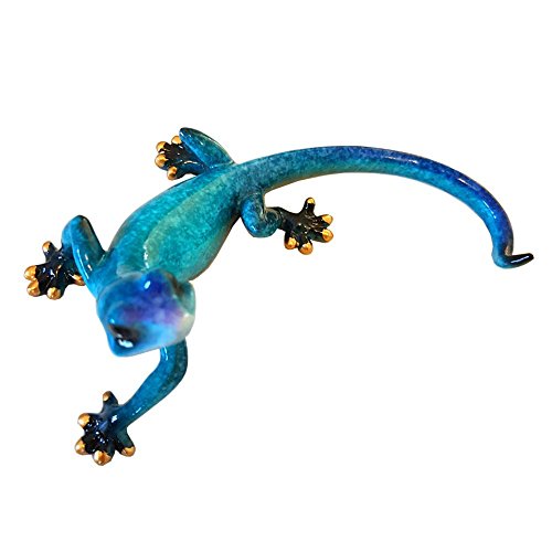 Gecko moucheté bleu petit modèle pour décoration murale intérieure - 3