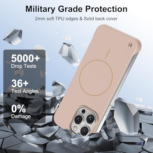 Coque minimaliste iPhone 15 Pro Max dorée finition premium luxe - 4