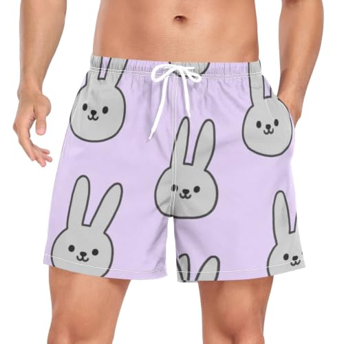 Traje de baño para hombre de conejo ideal para correr y usar en la playa