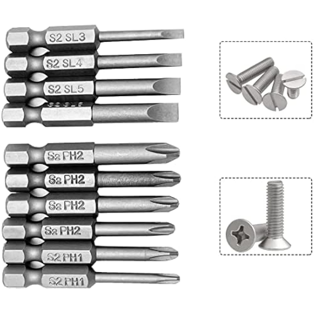 Libraton Driver Per Dadi Magnetici, Set Di 8 Driver Per Dadi Lunghi 6