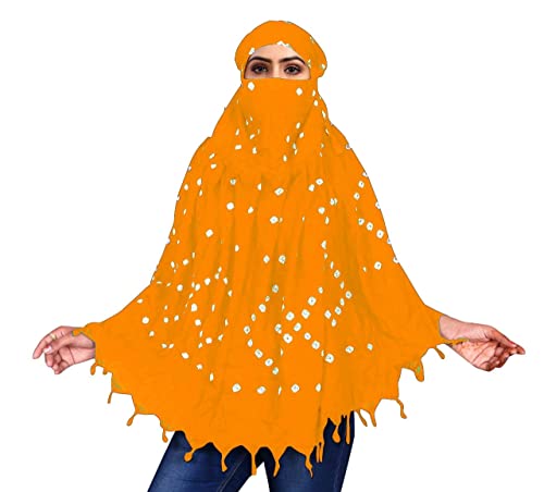 Image of Cotton Long Scarf Cum Mask Scarves Usable for Vehicle Driver | White Printed Design Fabric | Universal Size | Soft & Breathable Sun Protection | For Girl & Women