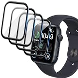 Ya en manzanajugosa.com: Vuciya Pack of 4 Protector Pantalla para Apple Watch Series 4/5/6/se/se2 40mm,3D Curved Cobertura total Alta Definición Anti-Arañazo sin Burbujas Protector