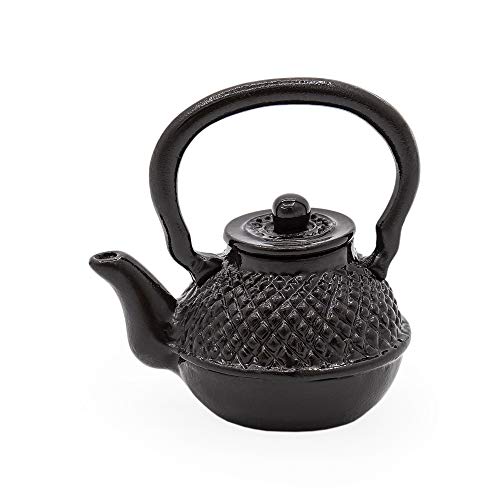 Odoria 1/12 Miniatura Chaleira de Chá Japonês Decoração Acessórios da Casa de Bonecas