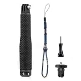 Multiuso per l'uso: può essere utilizzato come impugnatura, bastone selfie impermeabile e palo subacqueo per le tue action cam e smartphone. Portatile per il trasporto e forte usabilità in varie condizioni come viaggi, surf, snorkeling, immersioni subacquee, snowboard, vlogging.