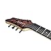 TARIO 7 String Electric Guitar Bolt_On Maple Neck Poplar Wood Body (Burl poplar top body)