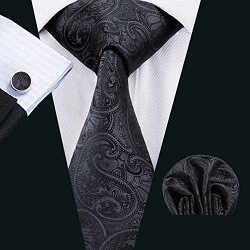 Set de tirantes y corbata de seda para hombre miniatura 2
