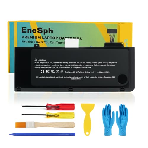 Batterie A1322 MacBook Pro 13 A1278 Haute Performance 10.95V 65.7Wh Autonomie Longue Durée