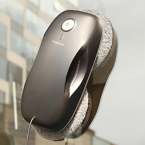 Image of Tosima Window Cleaning Robot W2, Automatic Cleaning with Intelligent Path Planning, 3800Pa Suction Power, Edge Detection Technology, Remote Control