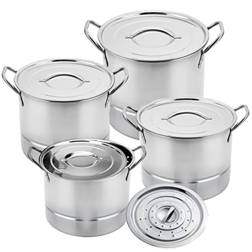 Alpine Cuisine 12-Piece Stainless Steel Stock Pot...