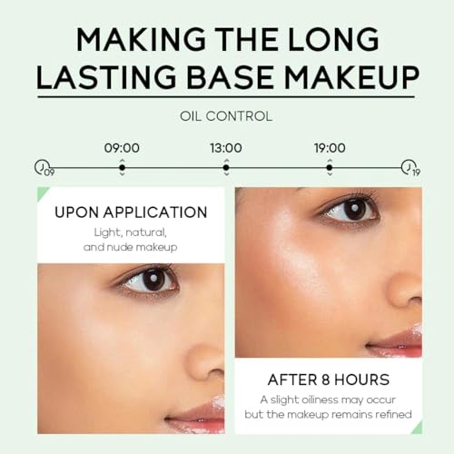 Green Colour Corrector Primer Makeup, Anti-Redness Face, Grips Makeup to Last, for Red & Blemished Skin, Pore Minimizer, Hydrating Make up, Balance Skin Tone - Image 6