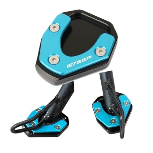 Plaque support béquille CFMOTO 675SR anti-enfoncement au sol - 2