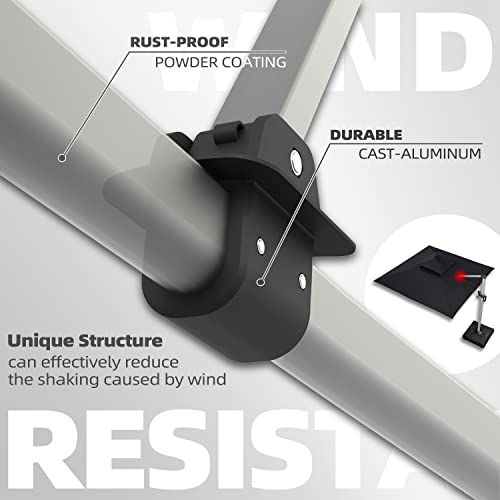 Purple Leaf 10 Feet Double Top Deluxe Solar Powered Led Square Patio Umbrella Offset Hanging Umbrella Outdoor Market Umbrella Garden Umbrella, Black #TOP4