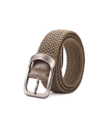 Stretch Braided Belt for Men Golf Belt 1 3/8