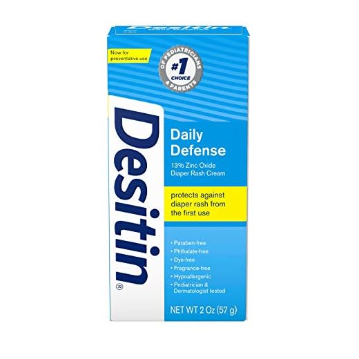Desitin Daily Defense Baby Diaper Rash Cream with Zinc Oxide to Treat, Relieve & Prevent diaper rash, Hypoallergenic, Dye-, Phthalate- & Paraben-Free, Travel Size, 2 oz (Pack of 6)